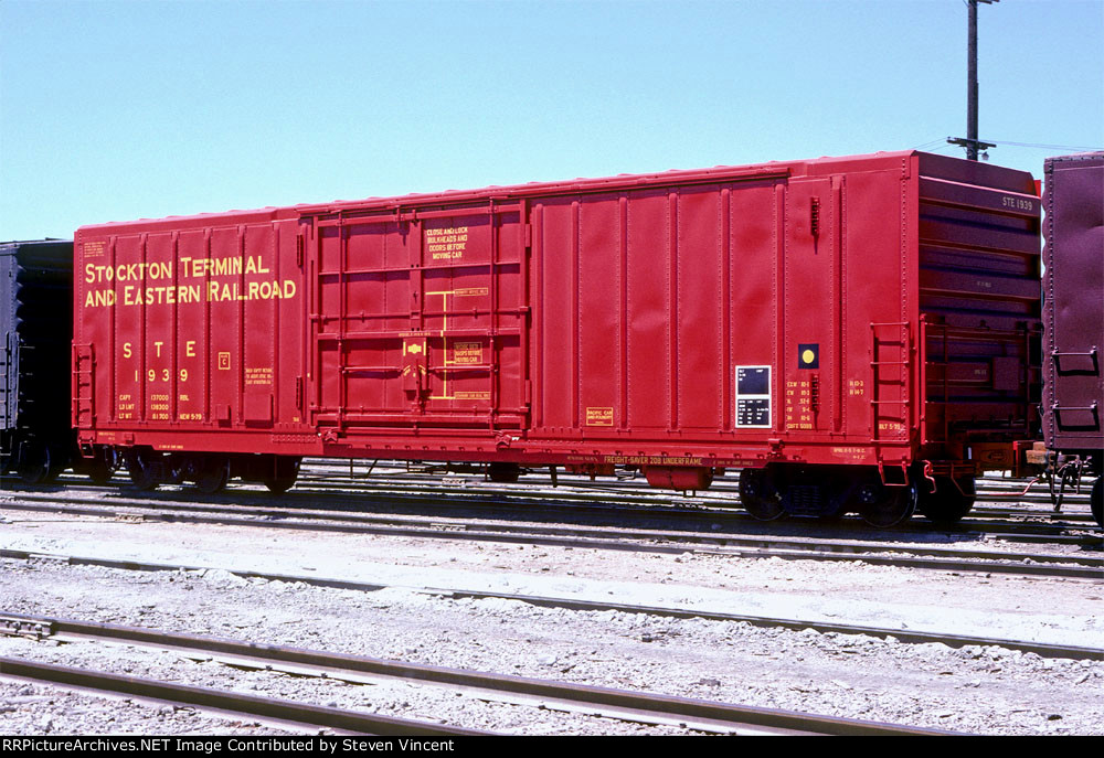 Stockton Terminal & Eastern RBL box #1939